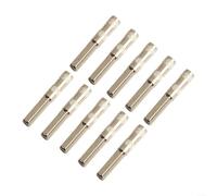 H4 Hex Shank Nut Driver Bits 10 Piece Set Made from Chrome Vanadium Alloy Steel for Performance in Daily Use Multiple Tool Compatibility Platforms (2.5mm)