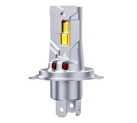 H4 LED Headlight Bulbs for mini Size 6500K Cool White H4 LED | 800% brighter than halogen, 6500K xenon white, clear for night vision, safe driving, for mini straight-in design