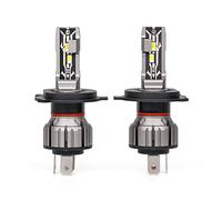 H4 LED Headlight Bulbs, HB3 9005 LED Headlight Bulbs, 12V 50W 12000LM 6000K LED Auto Car Headlight Conversion Kit for Car Light Bulb Replacement, IP67 Waterproof, Pack of 2 (H4)