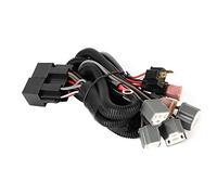 H4 LED Headlight Wiring Harness with 2 x 40A Relays, High - Current 2 - Square - Millimetre Power Cables, Heat - Resistant Ceramic Sockets and PE Wave Tube for Car