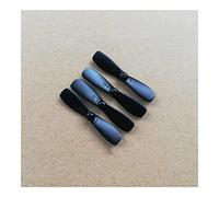 H49 901 Propellers Set 4PCS 3.7cm 4cm 4.2cm 0.8mm Hole Compatible With H49 901 Compatible With SOL NI RC Drone Quadcopter Accessories(3.7CM BLACK 12PCS)