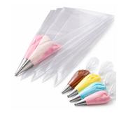 H4H 10 Pack Disposable Dual Icing Piping Bags For Decorating Cakes Cupcakes And Buns Ideal For Home Baking And Professional Use