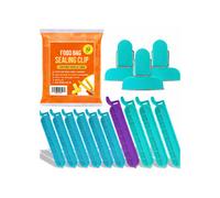 H4H 13 Pack Food Storage Sealing Bag Clips Assorted Sizes Reusable Kitchen Clips To Seal Snack Bags Crisps Chips Cereal Coffee Frozen