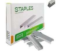 H4H 1X 5000 X 26/6 No 56 6mm Quality Standard Staples 30 Sheets Capacity
