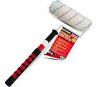 H4H 1X 9 Inch Heavy Duty Telescopic Paint Roller With Soft Grip Handle Extendable For Walls And Ceilings Medium Pile