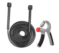 H4H 2 Pack Skipping Rope And Adjustable Hand Gripper Set 10 To 40Kg Grip Trainer And Speed Jump Rope For Fitnes Cardio Boxing Strength