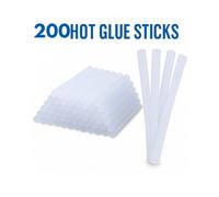 H4H 200 Pack Hot Glue Sticks For Glue Gun Strong Bond Fast Melt Clear Glue For Crafting Diy Repairs Arts And Crafts 11mm X 100mm