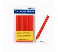 H4H 32 Pack Carpenter Pencils 175mm Woodwork Marking Pencils For Joiners Contractors And Toolbox Use