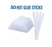 H4H 50 Pack Hot Glue Sticks For Glue Gun Strong Bond Fast Melt Clear Glue For Crafting Diy Repairs Arts And Crafts 11mm X 100mm