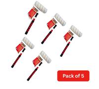 H4H 5X 9 Inch Heavy Duty Telescopic Paint Roller With Soft Grip Handle Extendable For Walls And Ceilings Medium Pile