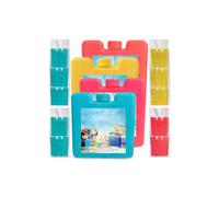 H4H 6 Pack Mini Freezer Blocks Reusable Ice Packs For Cool Box Cooler Bag Lunch Box And Picnic Small 8Cm Ice Block For Travel And Camp