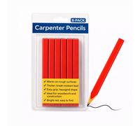 H4H 8 Pack Carpenter Pencils 175mm Woodwork Marking Pencils For Joiners Contractors And Toolbox Use