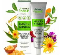 H4H Arnica Cream Extra Strong for Bruising and Swelling - with Organic Hemp, MSM, Boswellia, Turmeric, Vitamin B6 & Aloe Vera - Vegan, Cruelty-Free, Plastic-Free