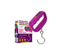 H4H Hand Grip Digital Luggage Scale Heavy Duty Suitcase Weighing Tool With Lcd Display Tare Auto Off Four Unit Modes Lightweight Trave