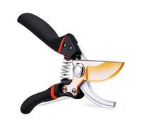 H4H Premium Titanium Bypass Secateurs Sharp Garden Pruning Shears Non Slip Handle Safety Lock Rust Resistant Blade For Plants Trees