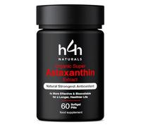 H4H Super Pure Astaxanthin Extract - Organic Certified EU & USDA - 60 Vegan Capsules | 4X Absorption vs 12mg Powders | Anti-Ageing, Skin, Eye & Brain Support - Lab Tested, No Additives