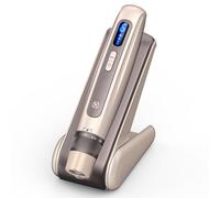H5 Microneedling Pen with EMS Microcurrent and Adjustable Needle Length 6-Speed Electric Derma Pen for Skin Rejuvenation, Acne Scars, and Stretch Marks,Gold
