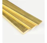 H59 Brass Flat Bar Metal Plate Thickness 3mm - 20mm(Length 500mm 1Pcs,8x10mm)