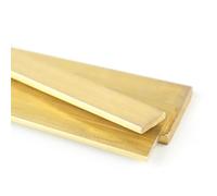 H59 Brass Flat Bar Plate Strip - 2-19mm Thickness, 3-80mm Width, 500mm Length (Customizable Cutting)(4x8x500mm)
