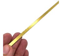 H59 Brass Flat Bar Plate Strip Thicknesses 2mm 3mm 4mm 5mm 6mm Pure Copper Solid Metal Plates Length 500mm (Color : Thickness 4mm, Size : 4x500mm)