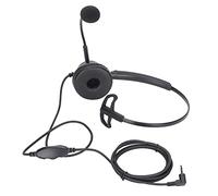 H600 2.5VA Business Headset, Office Telephone Headset with Microphone, Noise Cancelling Monaural Headset with Adjustable Volume, Lightweight ABS Headset for Call Center Agents