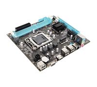 H61 LGA 1155 Gaming Motherboard, Micro ATX Computer Motherboard for LGA1155 Socket I3 I5 I7, Double DDR3, M.2 NVMe NGFF 100Mbps LAN SATA2.0 USB2.0 Desktop Motherboar