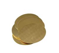H62 Brass Disc - High Strength Round Plate, 50-100mm Diameter, 0.5-3mm Thickness for Electrical & Mechanical use(80x0.5mm 1Pc)