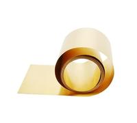 H62 Brass Foil Roll - 0.5mm Thick, 10-40mm Wide, 1M Long - Premium Brass Sheet(30mm)