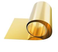 H62 Brass Foil Sheet Roll - 0.3mm Thickness, 10-40mm Width, 1M Length - Brass for Electronics, Crafts, and Construction(40mm)