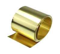 H62 Brass Metal Plate, Thin Plate, Copper Foil Plate, Copper Strip, Length 200mm, Width 200mm, Thickness,0.1mm