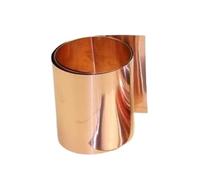 H62 Brass Metal Sheet/Foil/Strip, Flexible, 0.1-1m Long, for Crafts & Electrical Projects, 1pc(Red,0.02x100x100mm)