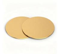 H62 Brass Round Plate Disc Thick 1.2mm Diameter 10mm-200mm Solid Metal Sheet Blanks Circle Shim For DIY Craft Engraving Stamping Gaskets Cutting Welding Hardware Industrial(1.2x60mm-2Pcs)