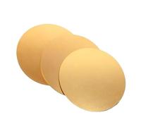 H62 Brass Round Plate Sheets - 3mm Thick, 70/75/80mm Diameter for Crafts & DIY Projects(3 * 70mm)