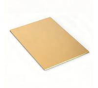 H62 Brass Sheets 50mmx100mm Metal Plates 0.1mm-6mm Thick Thin Shims Panel Flats For DIY Crafting Engraving CNC Cutting Jewelry Stamping Soldering Hobby Industrial(50x100x0.3mm-2pcs)