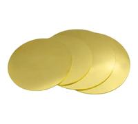 H62 Solids Brass Discs Blanks Metal Round Sheets Brass Round Plate OD 10mm-300mm Thickness 0.3mm-4mm (1,4mm x 80mm)
