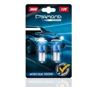 H6W 12V 6W Xenon Look Effect Set of 2 Car Bulbs Vehicle Lamp Number Plate Light Brake Light Parking Light White Vision Halogen Bulb Rear Light Parking Light Parking Light E-Approved BAX9s