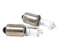 H6W 433 Clear Halogen Side Light Bulbs 6W 12V High Performance Xenon Gas Filled Parking Lamp Replacement Pair Standard Warm White Twin Pack for Cars and Motorcycles Road Legal 2 Pieces