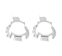 H7 Adapter, 2 Pack Silver H7 Headlight Adapters, Iron H7 LED Bulb Adapter Holder Socket for and Regal LaCrosse Excelle Hideo,Molded products