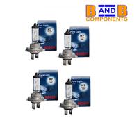 H7 HEADLIGHT LAMP BULBS x 4 BOSCH PURE LIGHT HALOGEN 477 499 12v A1871