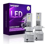 H7 LED Headlight Bulbs, 50w 12000lms Wireless Low Or High Beam Headlight Bulbs, Fanless LED Headlights With Smaller Sizes, CSP Chips, 6500K, Pack Of 2