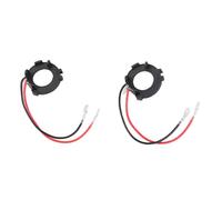 H7 LED Headlight Bulbs Adapter Retainer Holder, Plastic, 1 Pair for MK7 - Durable Construction, Easy Installation, Secure Fit for Vehicle Headlights
