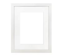H7 Oak Picture Photo frame with White Mount 50 x 70 For Image size 24 x 16 inch