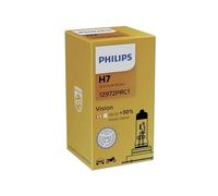 H7 Philips Vision Halogen Headlight Car Bulb Up to 30% more vision Pack of 1