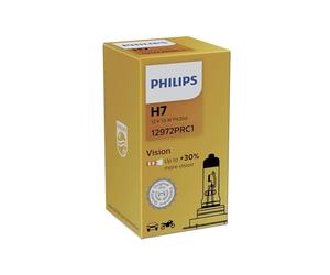 H7 Philips Vision Halogen Headlight Car Bulb Up to 30% more vision Pack of 1
