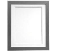 H7 Silver Picture Photo Frame With White Double Mount A3 for Pic Size A4