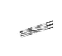 H7 Spiral Slot Uncoated Chucking Reamer - 6-13mm Carbide Machine 6 Flutes Reamer for Precision Drilling and Smoothing(8.2x40x80mm)