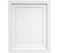 H7 White Picture Photo Frame With White Double Mount 30"x20" for Pic Size A2 (Plastic Glass)