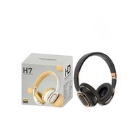 H7 Wireless Bluetooth Headphones for TV with Mic & USB Adapter, Noise-Canceling, Foldable Stereo Headset with Deep Bass - Ideal TV Earphones for Immersive Sound (Black)