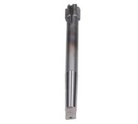 H8 Chucking Reamer, Taper Shank Reamer with Cemented Carbide YG8 Blade, High Hardness Quenching Technology for Lathe Machine, 28mm Diameter 6 - Flute Reamer for Steel and