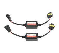 H8 H9 H11 Car Headlight LED Canbus Decoder, 2Pcs LED decoder Plug and Play LED Bulbs Error Anti Flickering Resistor Decoder for Fog Light, PVC and Nylon, DC 12V, 4A